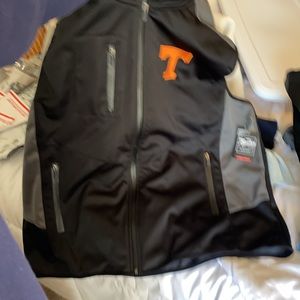 Men’s Tennessee Vols black gray orange vest size XL